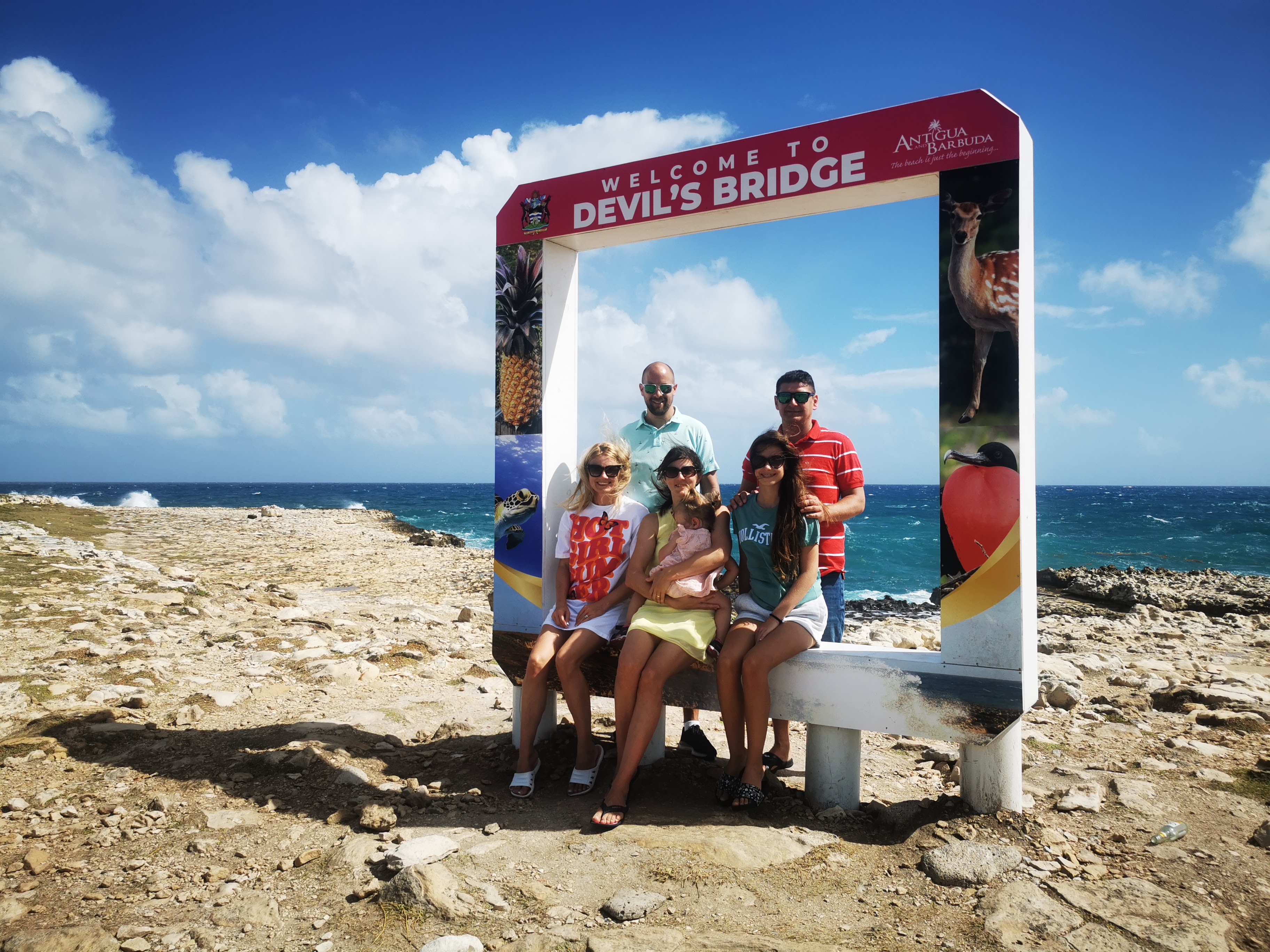 Gruppe am Devil's Bridge